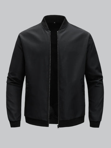 Lightweight baseball collar jacket for men