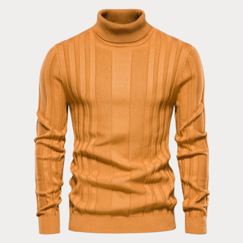 Cozy thermal high-neck sweater for men