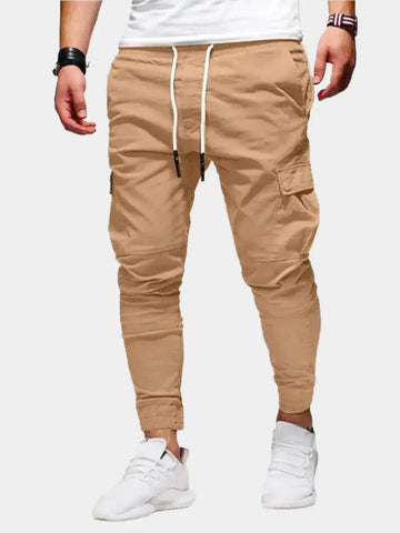 Smart tapered ankle pants for men