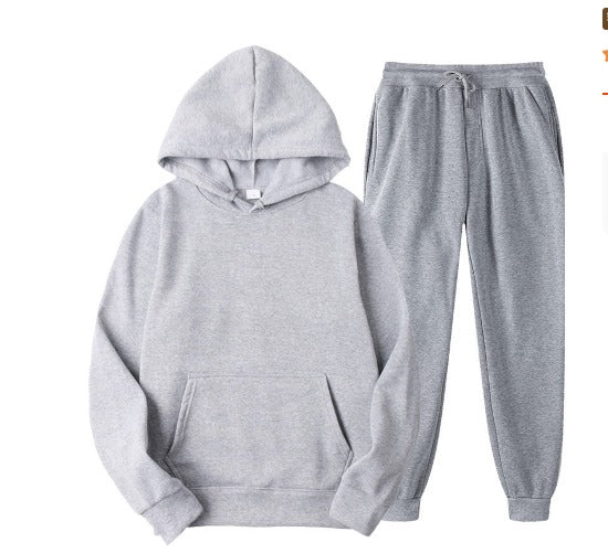 Basic raglan hoodies & jogger pants for men