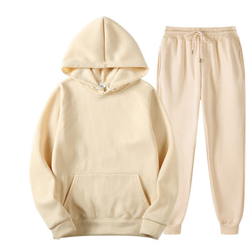 Casual hoodie and pants set for men