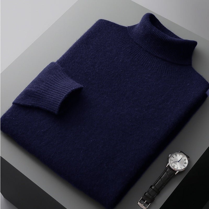 Cozy turtleneck sweater for men