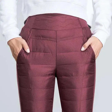 Insulated lightweight trousers for women