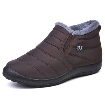 Women's Ankle Boots – Quilted Slip-On – Water-Resistant – Plush Lined – Durable Fit