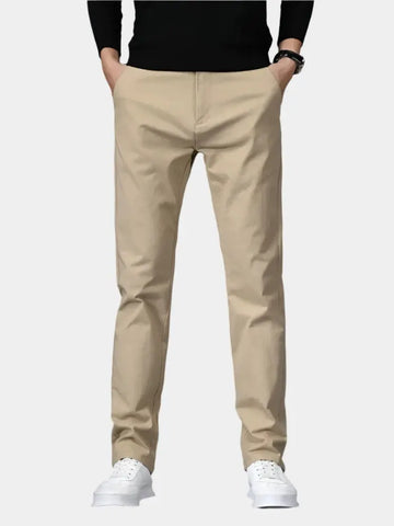 Minimalist straight-forward trousers for men