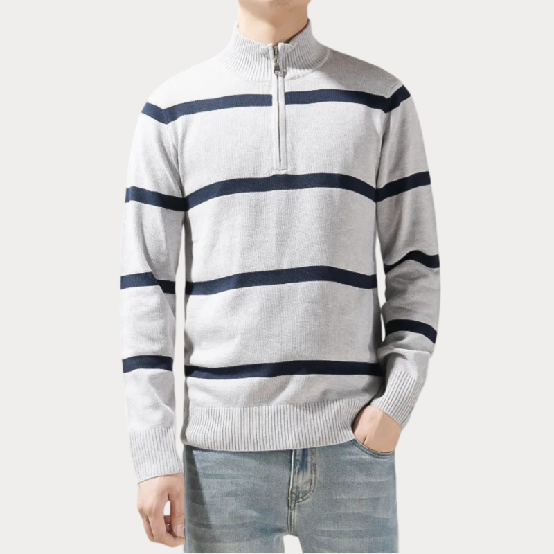 Turtleneck pullover sweater for men