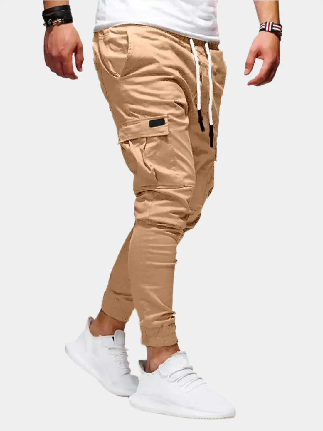 Smart tapered ankle pants for men