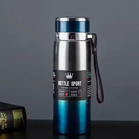 Brushed Stainless Steel Vacuum-Insulated Water Bottle