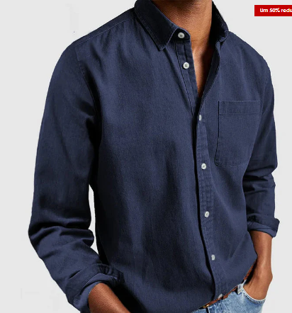 Long sleeve casual lapel shirt for men