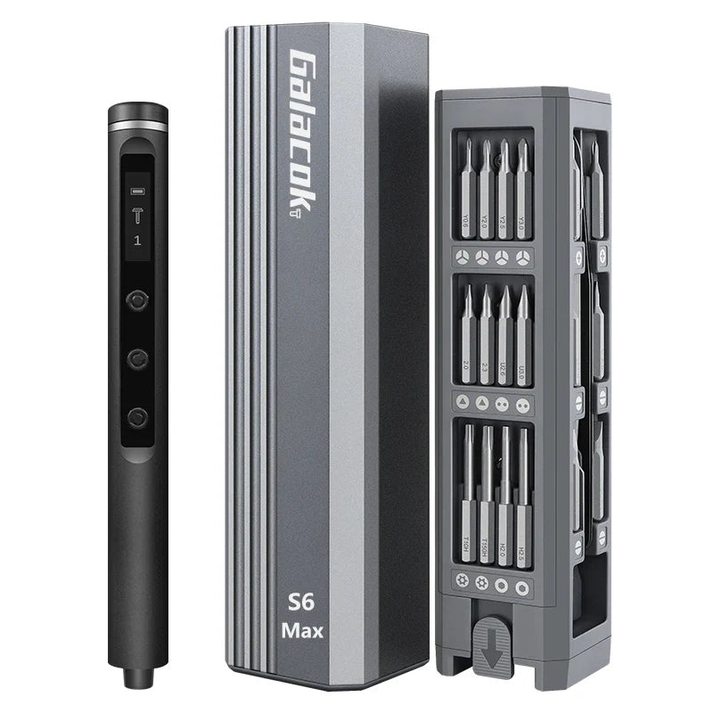 Minimalist Pen-Style LED Electric Precision Screwdriver Set