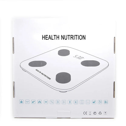 Tempered Glass Dual Electrode Digital Body Scale