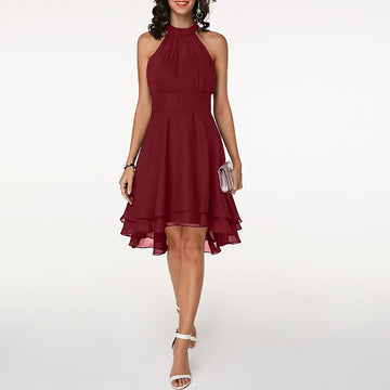 Charming ruffles mini dress for women