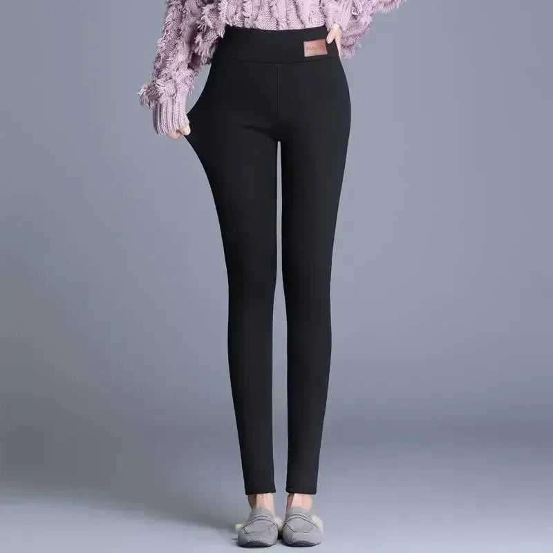 Women’s Leggings – Fleece Lined – High Waist – Slim Fit – Full Length Stretch Comfort
