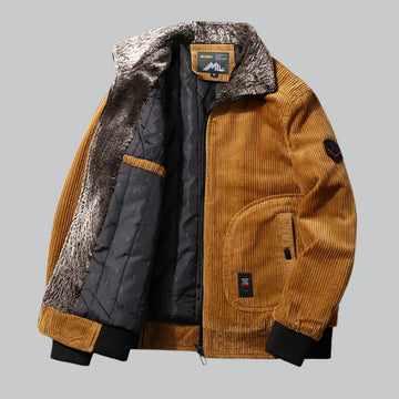 Thermal corduroy winter jacket for Men