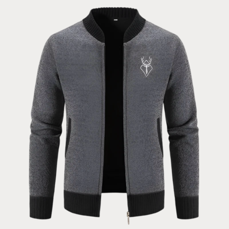 Stylish zip-up jacket for men