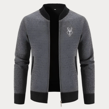 Stylish zip-up jacket for men