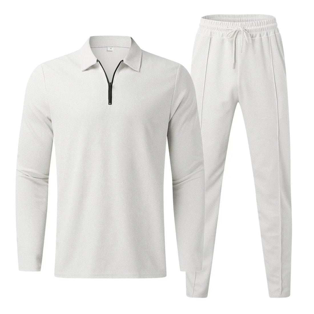 Half zip sweatshirt and pants set for men