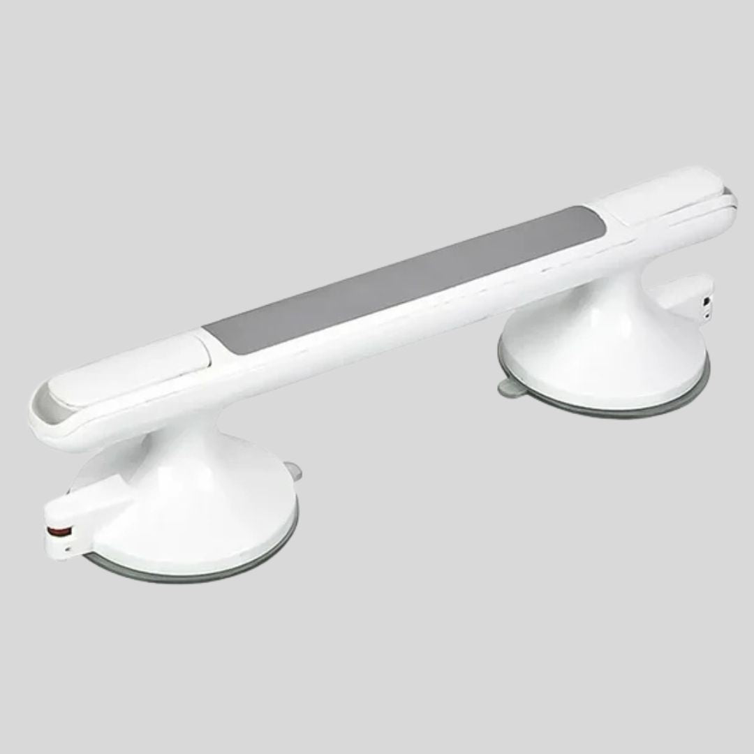 Minimalist Suction-Mount Shower Grab Bar