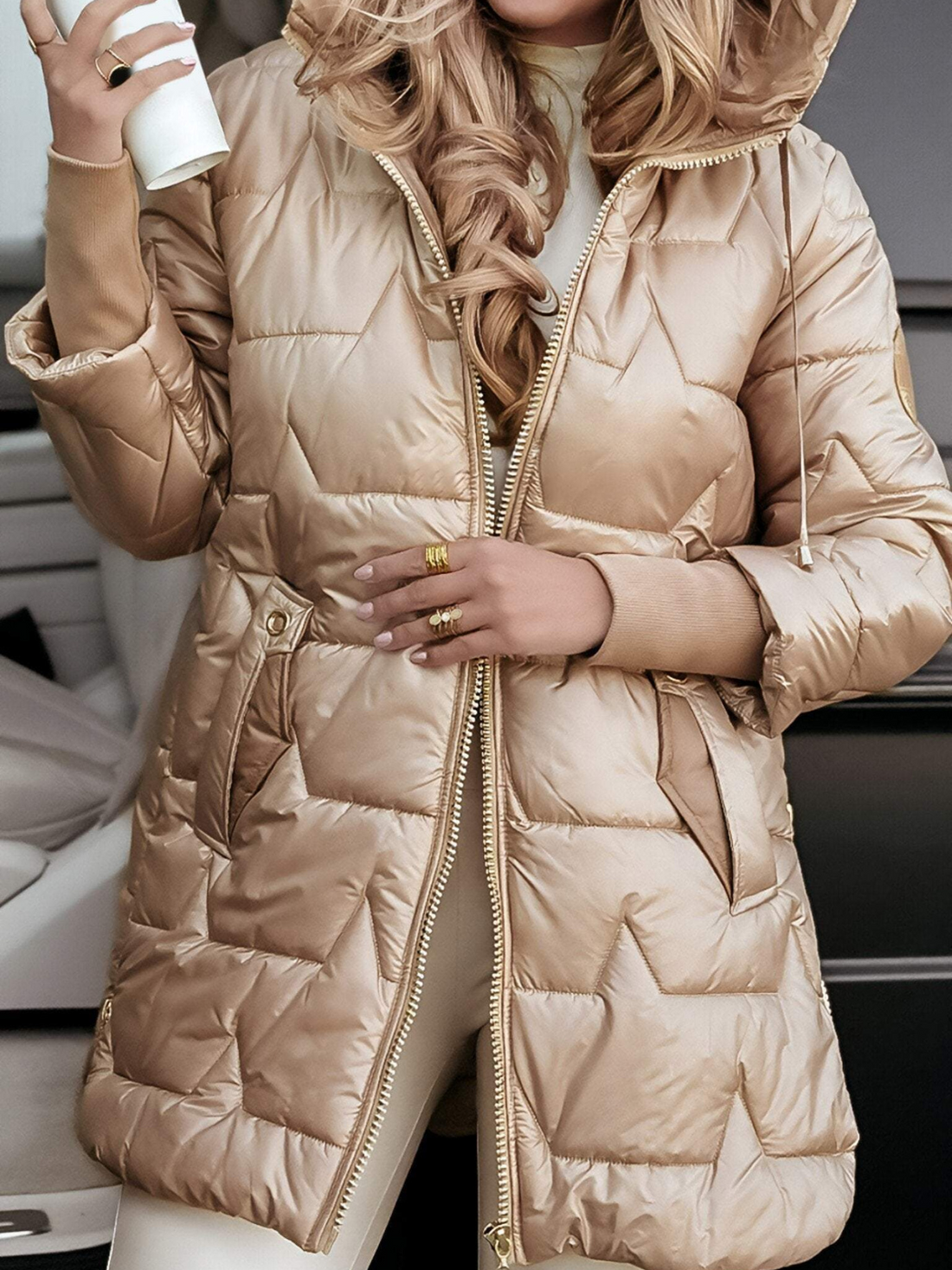 Elegant autumn jacket for women