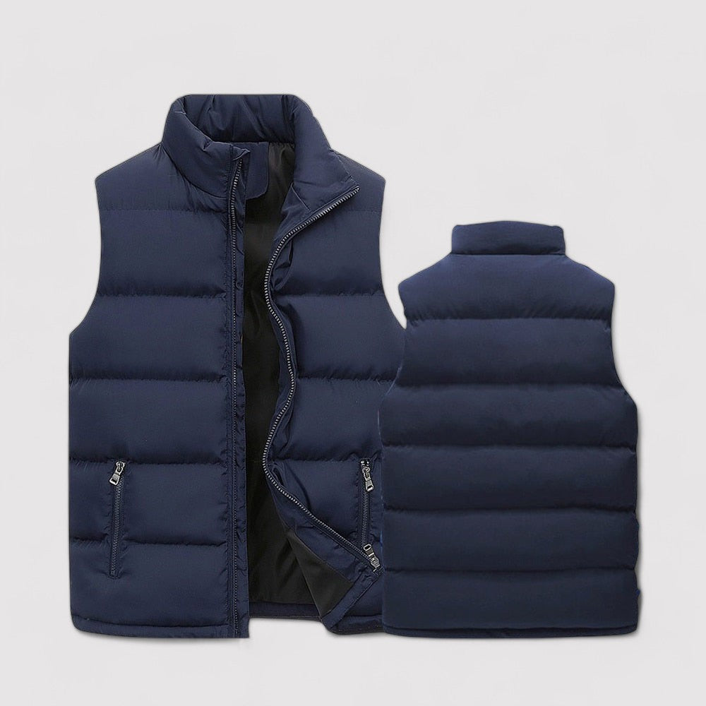 Insulated luxury lined bodywarmer for men