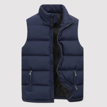 Insulated luxury lined bodywarmer for men