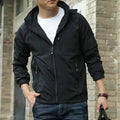 Men's casual autumn jacket: lightweight, breathable all-season outerwear with a modern minimalist design.