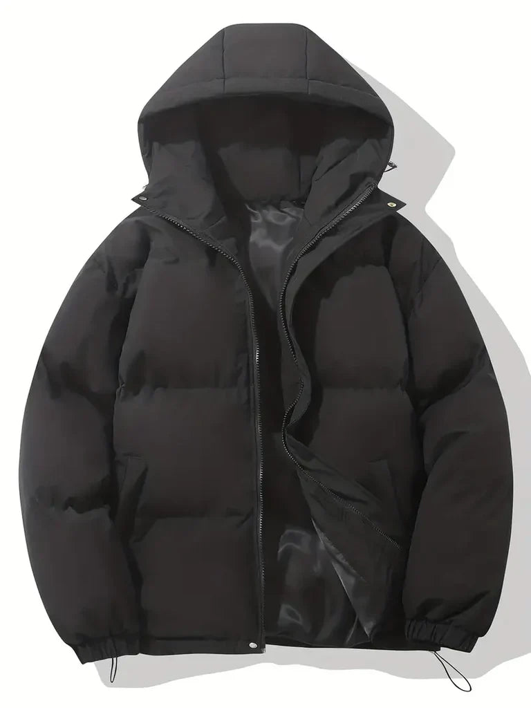 Women’s Hooded Jacket – Quilted Oversized Fit – Water-Repellent Wind-Resistant Layer