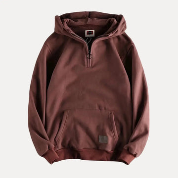 Oliver Cotton Relaxed Fit Hoodie | Hooded Solid Casual Hoodie