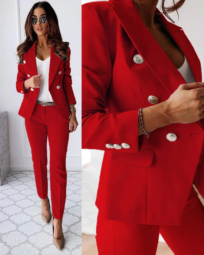 Sleek tailored blazer set for women