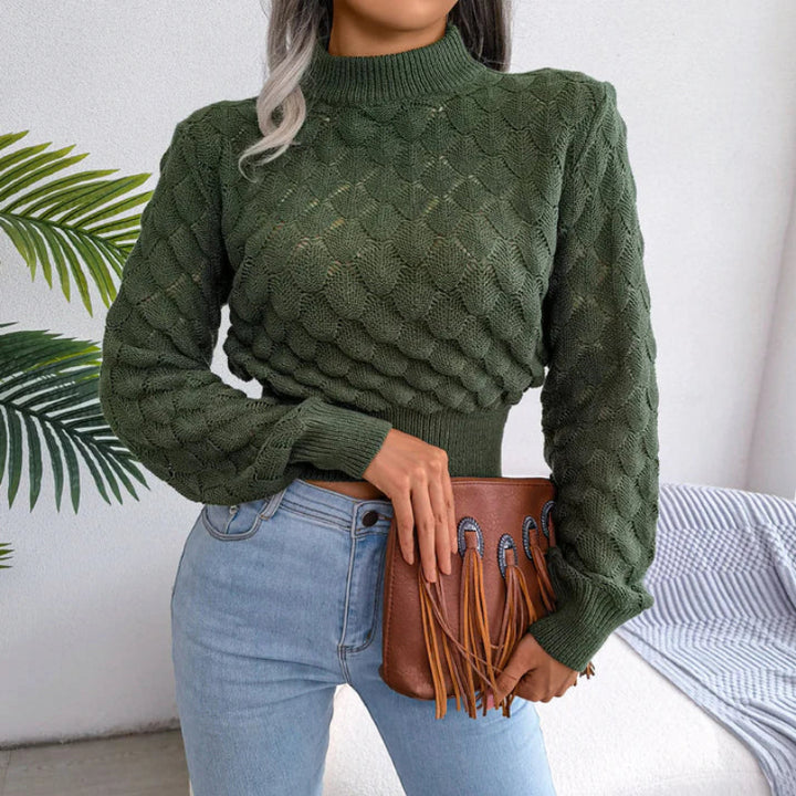 Cozy turtleneck jumper for women