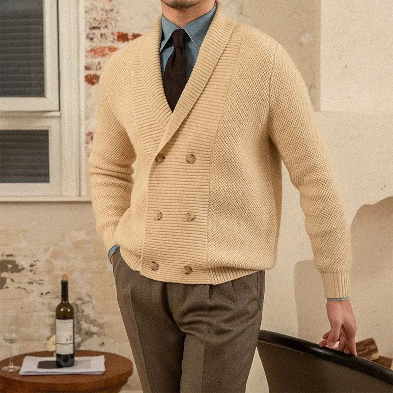 Elegant and trendy knitted cardigan for men