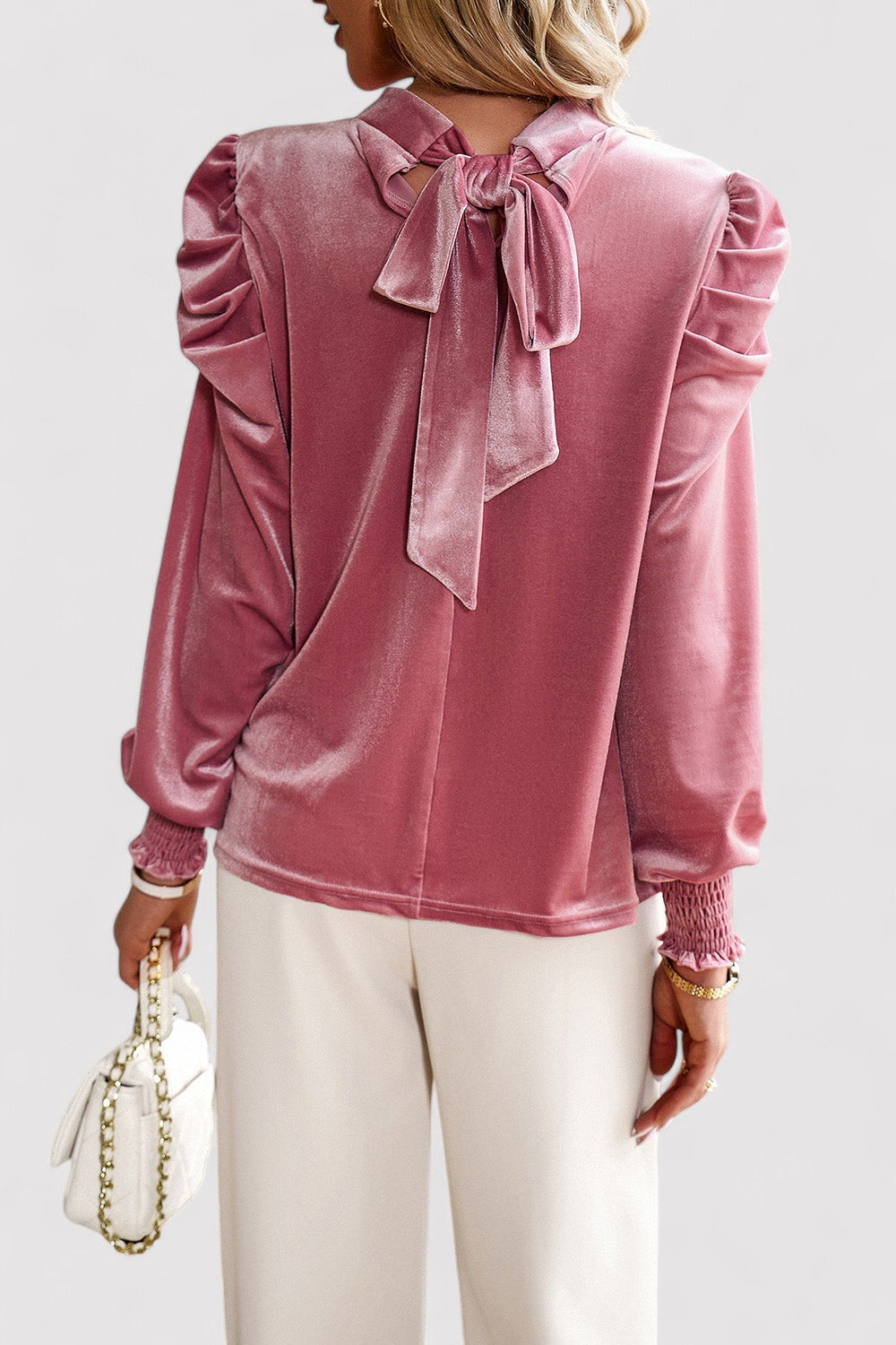 Chic puff sleeve blouse for women