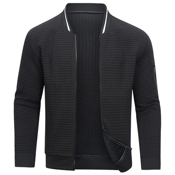 Comfy zip-up sweater for men