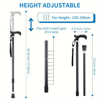 Carbon Fiber Adjustable Walking Cane