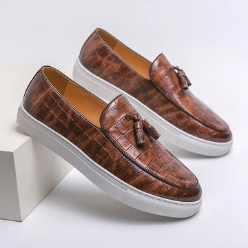 Classic slip-on casual loafers for men