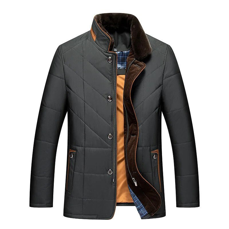 Slip pockets business casual jacket for men