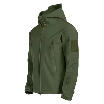 Men’s Tactical Jacket – Waterproof Windproof – Hooded – Multi-Pocket – Reinforced Seams