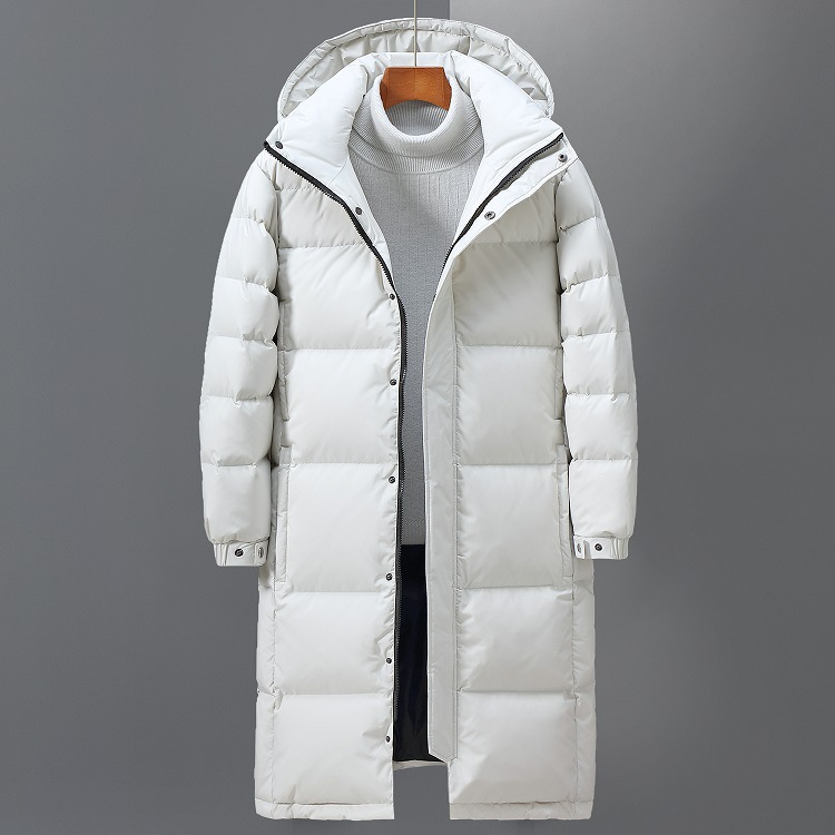 Men’s Winter Jacket – Quilted Insulated – Hooded – Relaxed Fit – Full-Length Zip Closure