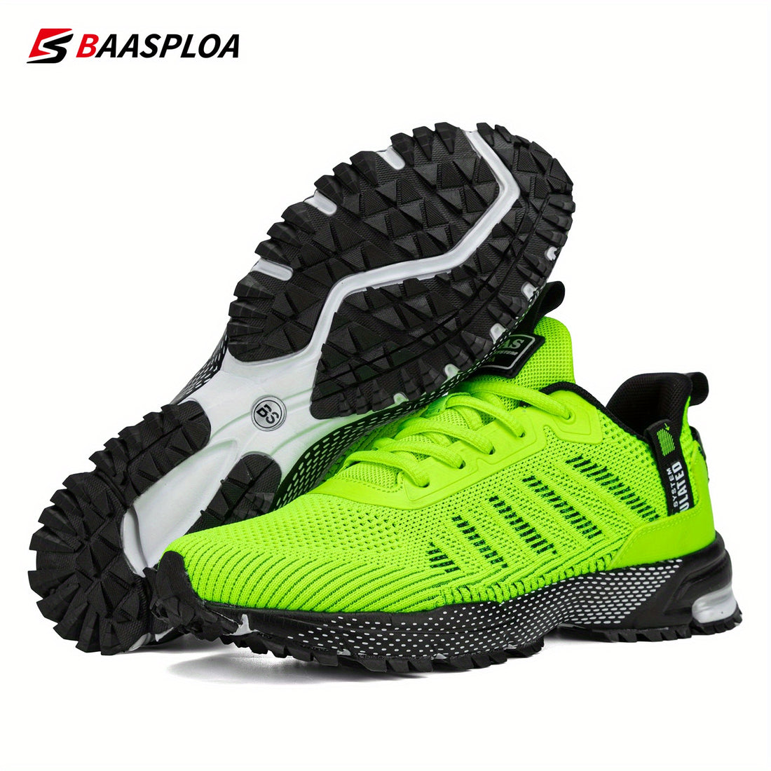 Non slip lace up comfortable running shoes for men