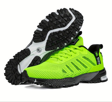 Non slip lace up comfortable running shoes for men