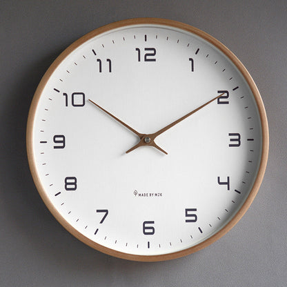 Wood Easy Read Wall Clock