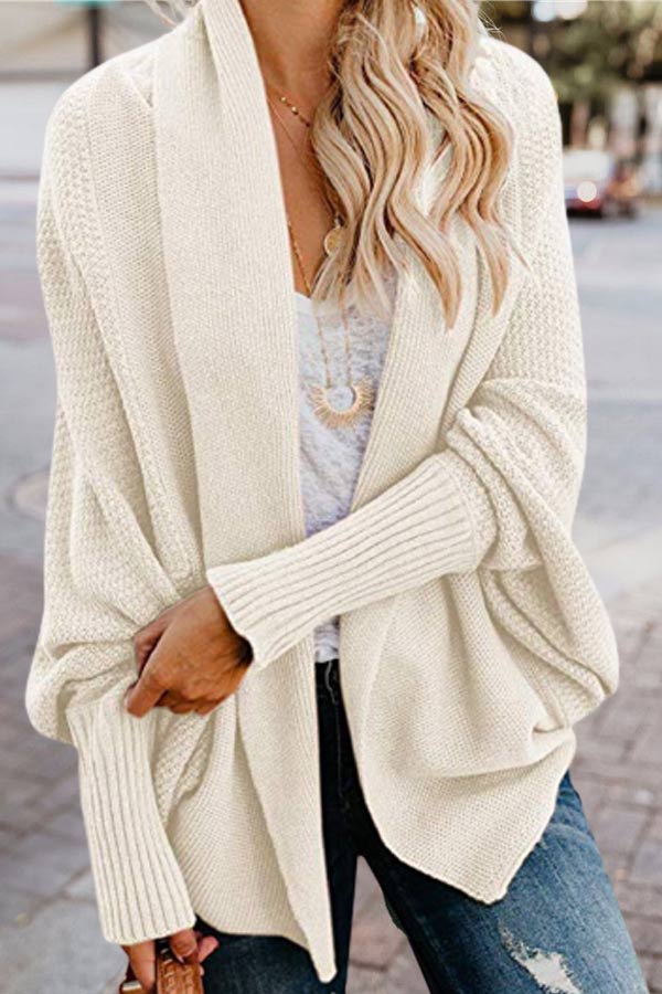 Stylish knitted versatile warm cardigan for women