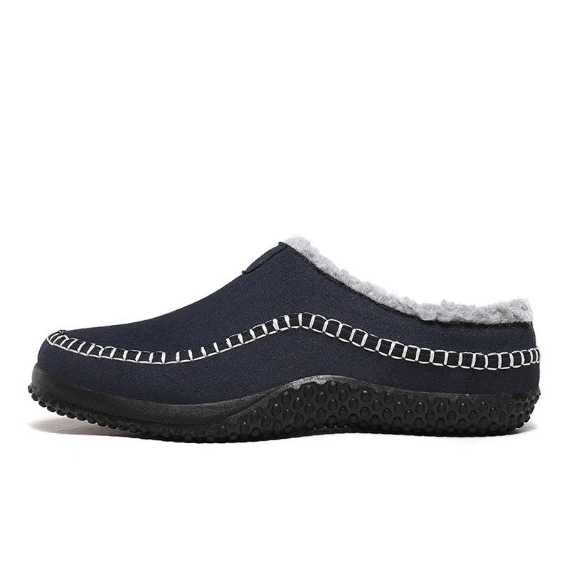 Fleece lined indoor slippers for women