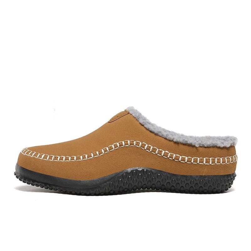 Fleece lined indoor slippers for women