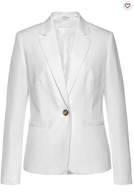 Women’s Blazer – Tailored Fit – Notched Lapel – Single Button – Smart Casual Workwear