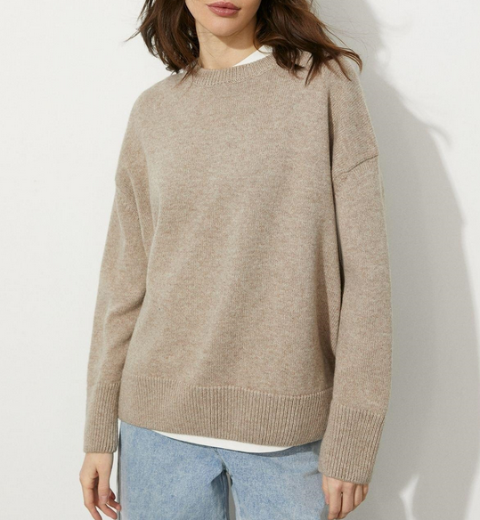 Knitted jumper oversized sweater for women