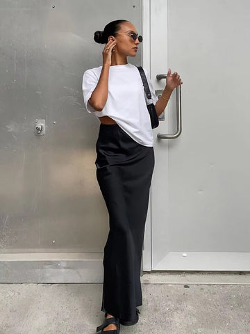 High-Waisted Mermaid Pencil Skirt for Women – Elegant Office Wear
