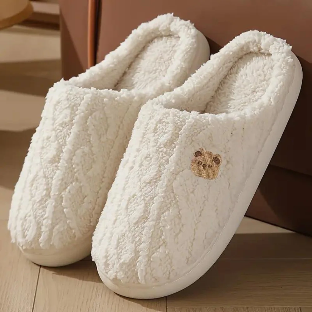 Women’s Slippers – Plush Lining – Soft Sole – Full Coverage Slip-On Design