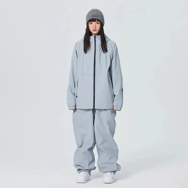 Women’s Two-Piece Ski Suit – Oversized Fit – Weather-Resistant Set – Full Zip Jacket & Pants
