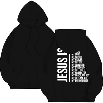 Women’s Hooded Sweatshirt – Oversized Fit – Fleece Lined – Graphic Back – Ribbed Cuffs